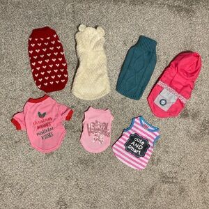 Assorted Pet Clothing Set - Never Worn